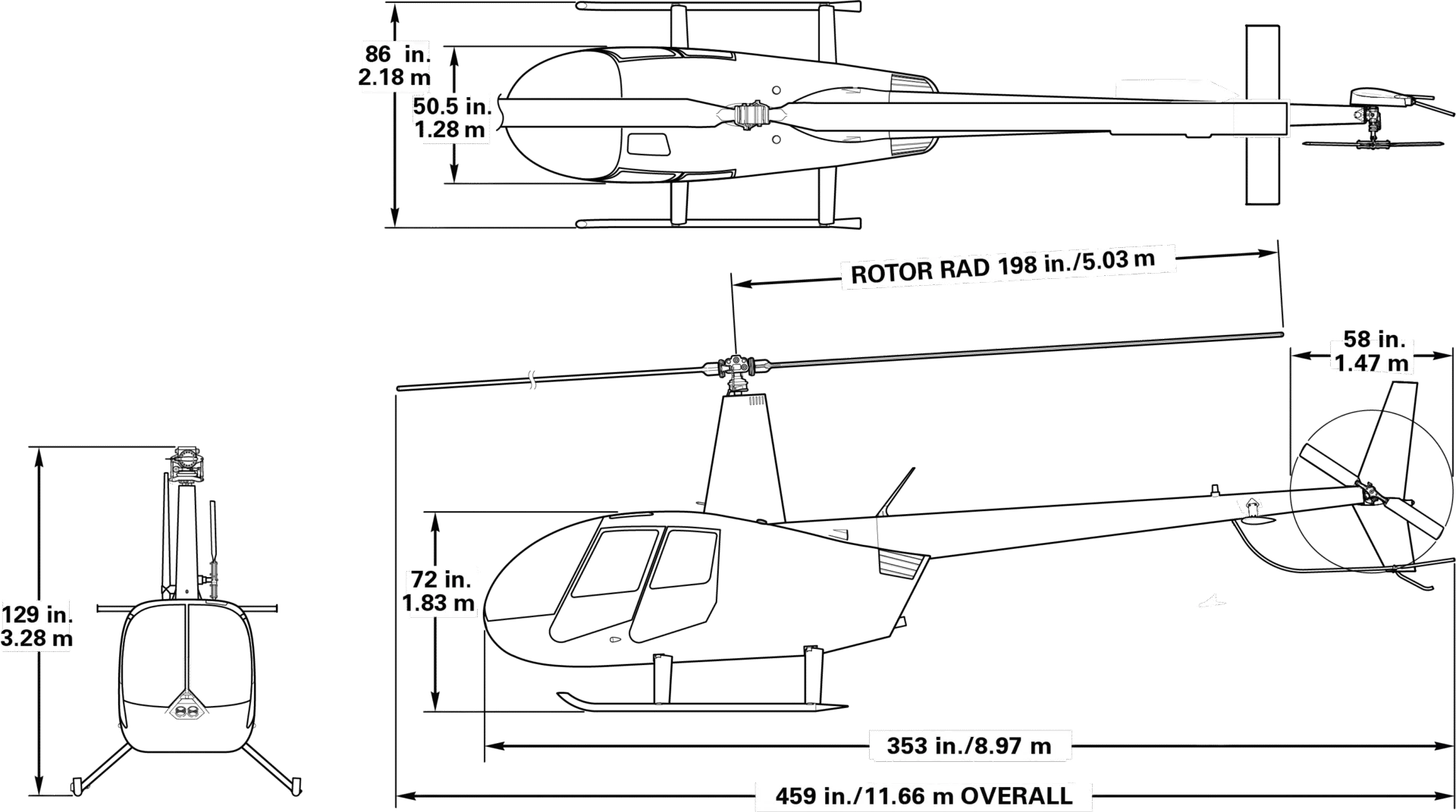 R44 Raven II Specifications